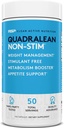 RSP Nutrition QuadraLean - Stimulant Free Weight Management, Metabolism Booster, Energy & Appetite Support - CLA, L-Carnitin, Green Tea Extract, Non-Stim Formula, 50 Serv (Packaging May Vary)