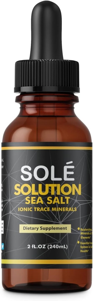 Qei Sole Sea Salt - zusammengesetzt aus Natriumchlorid, Kalium, Eisen, Calcium, Magnesium, Kupfer, Zink und mehr (Big, 8 0z)