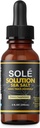 Sel de mer sole Qei - composé de chlorure de sodium, de potassium, de fer, de calcium, de magnésium, de cuivre, de zinc et plus. (Big, 8 0z)