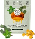 Beekeeper's Naturals Beruhigende Mint Eucalyptus Cough Drops, Immununterstützung mit Vitamin D, Zink und Propolis, Kühlen & Throat Beruhigende Lozenges, 14 Ct