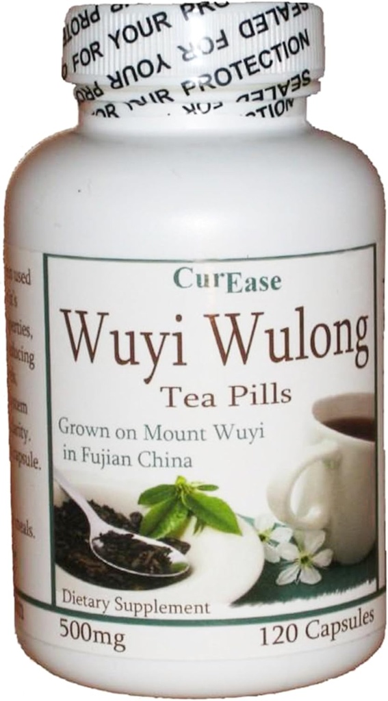 Wuyi Wulong Capsules de thé 500mg 120 Capsules 60 portions