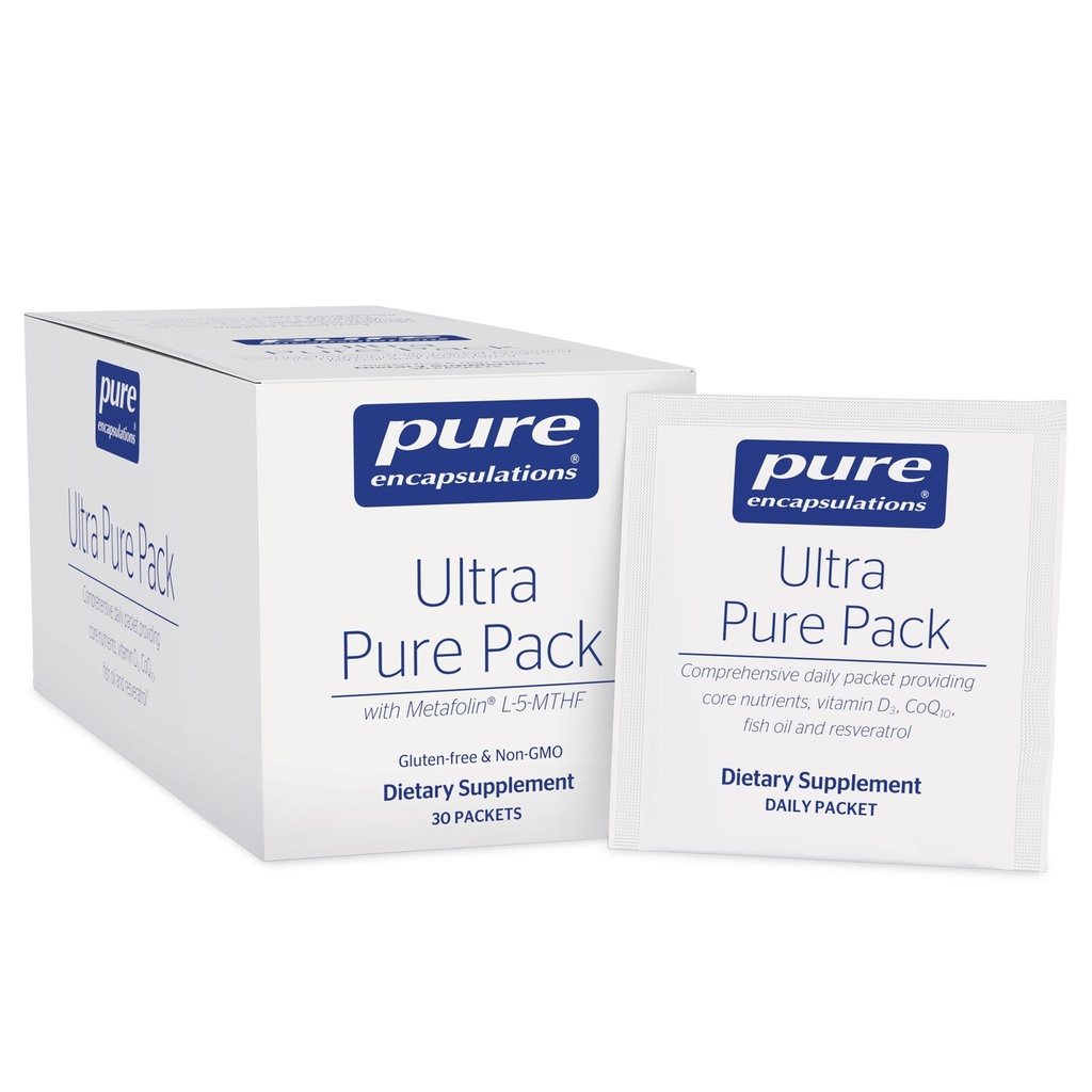 Pure Encapsulations Ultra Pure Pack - Daily Comprehensive Multivitamins - Unterstützt Wohlbefinden* - mit Coenzym Q10, Vitamin C & More - Non-GMO - 30 Pakete