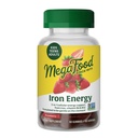 Megafood Iron Energy Gummis, Eisen Ergänzung für Frauen, Männer, Teens & Kinder mit Vitamin B12 & B6, Vitamine, von den Erbauern der Blut Builder Supplement, Erdbeer Flavor, 60 Zähler