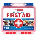 Care Science First Aid Kit, 110 Stück | Professionelle Nutzung für Reisen, Arbeit, Schule, Haus, Auto, Notfall, Überleben, Camping, Wandern und mehr