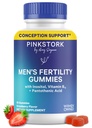 Supplément de fertilité pour les hommes - Vitamines prénatales masculines, soutien de la conception pour lui - Santé reproductive, équilibre hormonal et motilité - 90 Compte