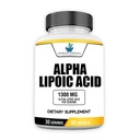 American Standard Supplements Alpha Lipsäure 1300mg pro Servierung - Vegan, Glutenfrei, Non-GMO, 60 Kapseln, 30 Servierungen