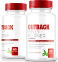 (2 Pack) Outback Belly Burner Pills, Premium Out Back Belly Burner Keto Capsules, All Natural Keto Supplement zur Unterstützung von Fitness- und Body Goals, Official Outback BellyBurner Bewertungen (120 Kapseln)