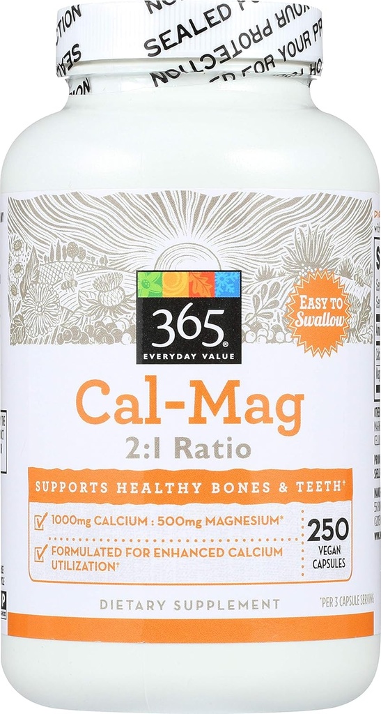 365 von Whole Foods Market, Cal-Mag 2:1 Ratio, 250 Count