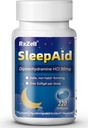 Schlafhilfe, Diphenhydramin 50mg, Easy-to-Swallow Softgels, Unterstützt tieferes restliches Schlafen, Nicht Habit-Forming (220 Zähler)