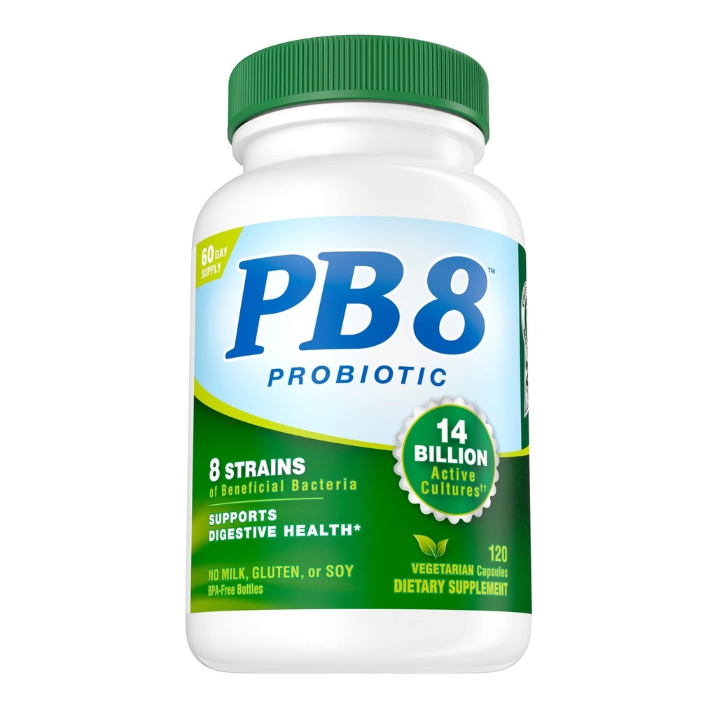 Ernährung Jetzt PB 8 Probiotic Acidophilus for Life* Vegetarische Nahrungsergänzung für Männer und Frauen, 120 Count