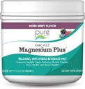 Pure Essence Labs Ionic Fizz Magnesium Plus, Anti-Stress-Ergänzungsgetränk-Pulver, Glutenfreie und nicht-GMO Magnesium-Pulver (Mixed Berry, 6.03 Unze (Pack von 1))