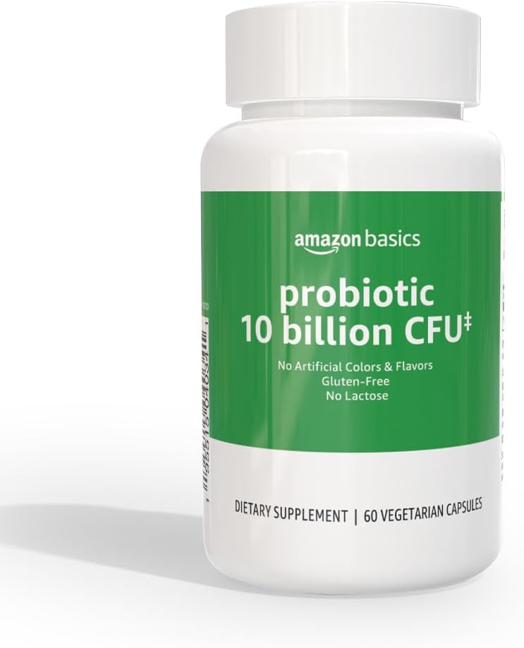 Grundlagen Tägliche probiotische, 10 Milliarden aktive Kulturen, Unterstützung Verdauungs- und Darmgesundheit, Kapsel, 60 Zähler, Zwei Monate Versorgung
