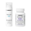 Skinuva® Scar (1.7 oz) & Bruise (14 Kapseln) - Advanced Silicone Cream Formuliert mit Wachstumsfaktoren & Homöopathic Bruise Remedy Formuliert mit Arnica, Bromelain & Zink