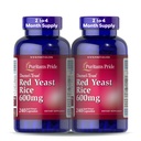 Puritan's Pride Doctors Trust® Red Yeast Rice 600mg, Nahrungsergänzung, 240 Rapid Release Capsules, 2 Pack
