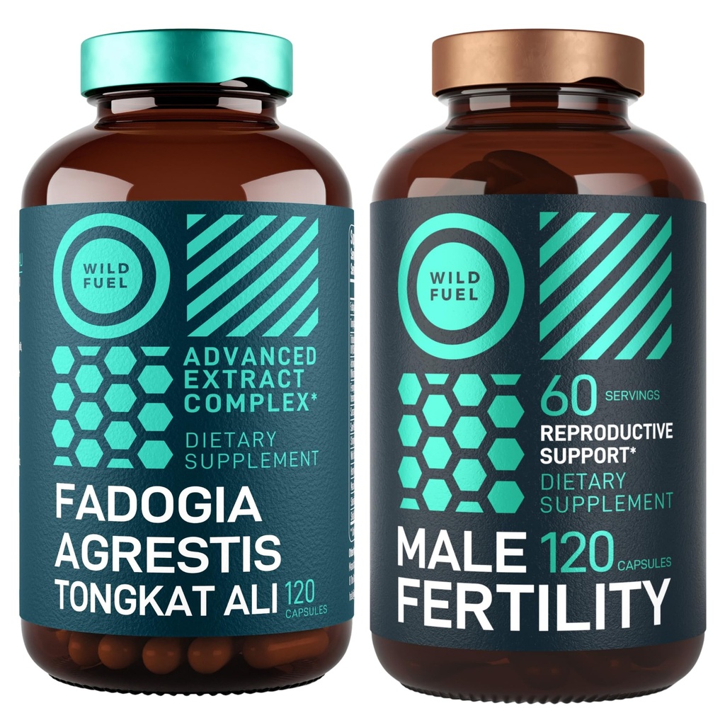 WILD FUEL Fécondité masculine et Fadogia Agrestis Suppléments Ultimate Men's Health Bundle