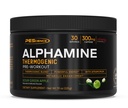 PEScience Alphamine préentraînement thermogénique, poudre d'énergie préentraînement de brûleur de graisse avec L-Carnitine, pomme verte aigre, 60 scoops