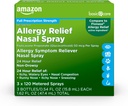 Basic Care 24-Hour Allergy Relief Nasenspray, Fluticasone Propionat (Glucocorticoid), 50 mcg, Volle Rezeptstärke, Nicht-Drowsy, 1.62 fl oz 0.54 fl oz (Pack mit 3)