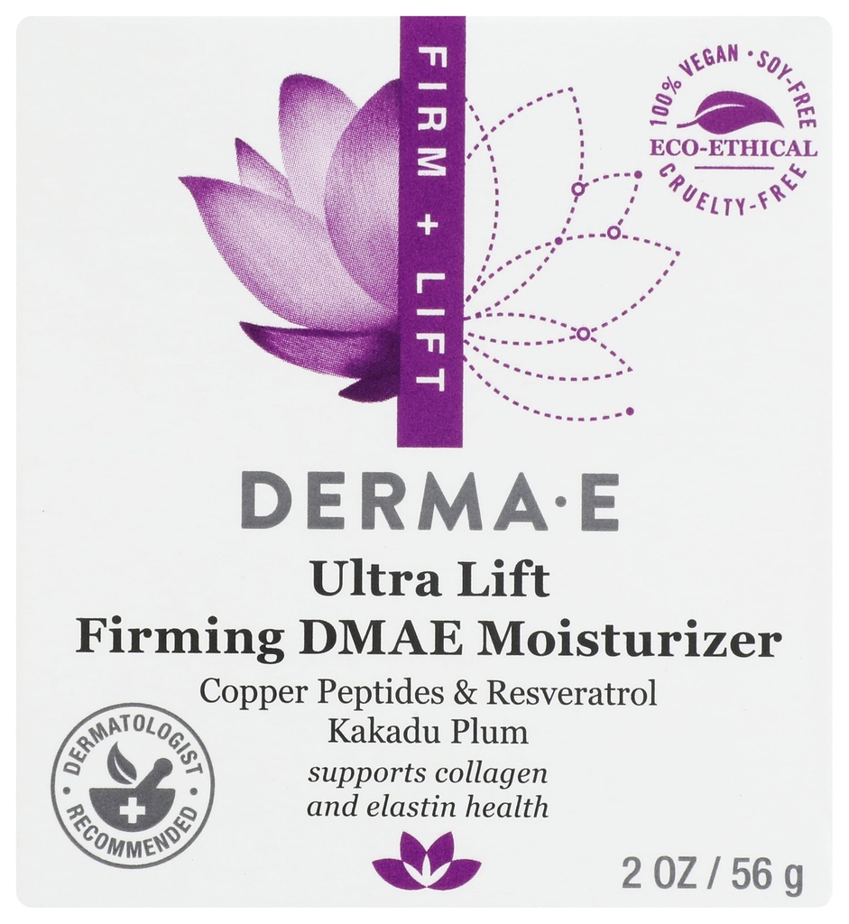 DERMA-E Entreprise + ascenseur, DMAE Hydratant acide alpha lipoïque et C-Ester, 2oz