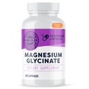 Glycinat de magnésium vimergy – Soutien au stress – Chélaté pour éviter l'agitation tumultueuse*– Promotion de la santé cardiaque et de l'énergie*– Casher, sans gluten végétalien – 180 capsules
