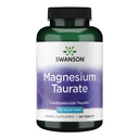 Swanson Magnesium Taurate Bone and Muscle Support Supplement for Active Adults Seeking Daily Magnesium - 100 mg per Tablet (120 Vegan Tablets)