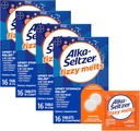 Alka-Seltzer Fizzy Melts, Lösen auf Tongue, kein Wasser benötigt, On-The-Go Diät-Ergänzung Antacid Tablets, für Relief von okzialen Sodbrennen und Säure Verdauung*, Orange Flavor, 64 Graf