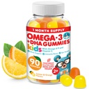 DR. MORITZ Vegan Omega 3 Gummie für Kinder und Kleinkinder (90 Count), Omega 3 Kindergummis für Gehirn und Herzgesundheit, kein Fischöl und glutenfrei