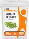 BulkSupplements.com Alfalfa Extract Powder - Alfalfa Supplement, Green Superfood Powder - Vegan & Glutenfrei, Green Supplements - 500mg pro Servierung, 1kg (2.2 lbs) (Pack von 1)