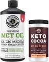 Left Coast Performance 100% Kokosnuss MCT Ölflüssigkeit, 32oz + Keto Coco Drink Mix, 8,5oz