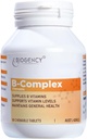 Supplément alimentaire complexe B - Contient toutes les vitamines B incluant B12, B1, B2, B5, B6, B7, acide folique pour le soutien énergétique anti-stress Amélioration de l'immunité, 1 Pack 60 comprimés