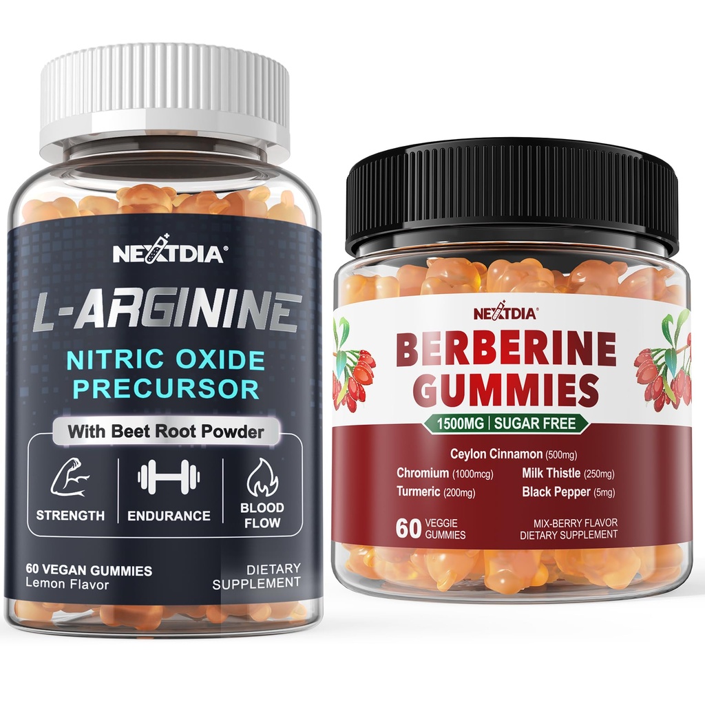 L arginnine Gummis + Berberine Ergänzung 1500mg