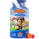L’il Critters Paw Patrol Gummy Vites Daily Gummy Multivitamin für Kinder, Vitamin C, D3 für Immununterstützung Kirsche, Orange und Blaubeer Flavors, 190 Gummis