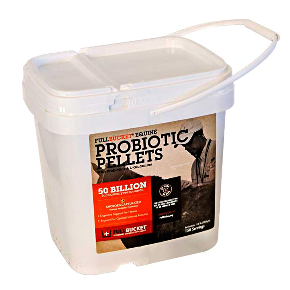 Pellets probiotiques pour la santé de l'Equine FullBucket