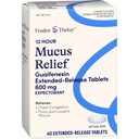 Foster & Thrive Chest Congestion Mucus Extended Release, 600 mg Guaifenesin Relieves Chest Congestion Caused by Excess Mucus, (Compare to Mucinex 12 Hour Extended Release), 40 Tabletten