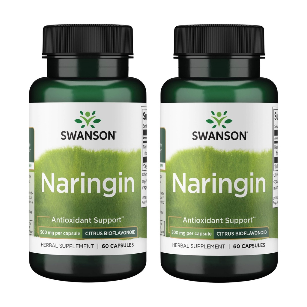 Swanson Naringin 500 Milligramme 60 Kapseln (2 Packung)