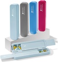 Weekly Pill Organizer - Reisemedizin Organizer, Pillen Boxen und Organizer 2 Mal am Tag, 7 Tage Ziemlich Pille Fall, Pillenhalter für Vitamine, Medikamente und Tablets (Pastel Blue)