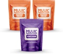 SUPERFOODS de MUK Décaféiné Cafe Bundle de Champignon 60 portions de Lion Mane Mushroom Powder Plus 60 tasses de café instantané décaféiné