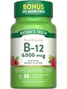 Nature's Truth B12 Vitamine 6000 mcg.Methylcobalamin.36 Comprimés Dissoudre rapidement les arômes naturels de baies.