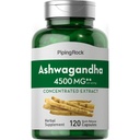 Piping Rock Ashwagandha Kapseln | 120 Count | Kräuterergänzung mit schwarzem Pfefferextrakt | für Frauen und Männer | Nicht-GVO, glutenfrei