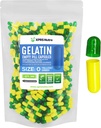 XPRS Nutra Taille 0 Capsules vides - 500 Compte Capsules de gélatine vides - Pills pour le remplissage de la gélule de bricolage - Pure Pill Gel Caps pour Do-It-Youlf Suppléments (Green/Yellow)