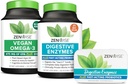 Zenwise Gesundheit Verdauungsenzyme Vegan Omega und freie Reise Tin