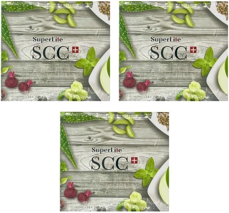 3 Packs Super Life Colon Care Fiber Probiotics Prebiotics Aid Digestion Stc Fibre (15 Sachets/Box)