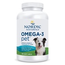 Nordic Naturals Omega-3 Pet, Unflavored - 180 Soft Gels - 320 mg Omega-3 Per Soft Gel - Fischöl für Hunde mit EPA & DHA - fördert Herz, Haut, Mantel und Immungesundheit