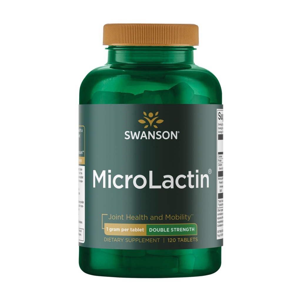 Swanson Microlactin Doppelstärke 1000 Milligramme 120 Tabs