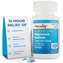 LABS TEMPORAIRE, INC. Timely Naproxen Sodium 220mg - NSAID analgésique pour maux de tête, maux de dents, arthrite mineure soulagement de la douleur, mal de dos, fièvre - dure 12 heures - 300 Nombre