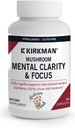 Kirkman - Clarté mentale et focus des champignons - 60 capsules - Soutien cognitif quotidien - Hypoallergénique
