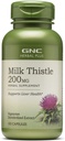GNC Kräuter Plus Milchdistel 200mg Supplement, Vegetarisch, Unterstützt gesunde Leberfunktion, 100 Servierungen
