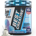 BPI Sports Best Creatine - Kreatin Monohydratpulver für Männer & Frauen, Himalaya Salz - Stärke, Pumpe, Ausdauer, Muskelwachstum, Muskeldefinition - No Bloat - Snow Cone - 50 Portionen - 10.58 Oz