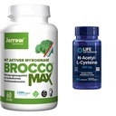 Jarrow BroccoMax Sulforaphane Generator und Life Extension N-Acetyl-L-Cystein Immune & Respiratory Support Bundle, 60 Zähler