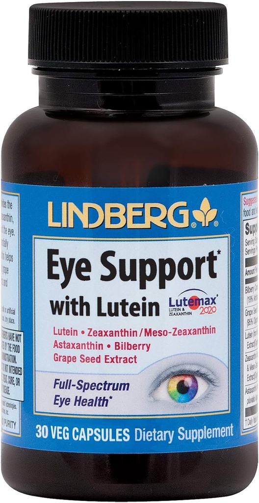 Lindberg Eye Support* mit Lutein (30 Kapseln)
